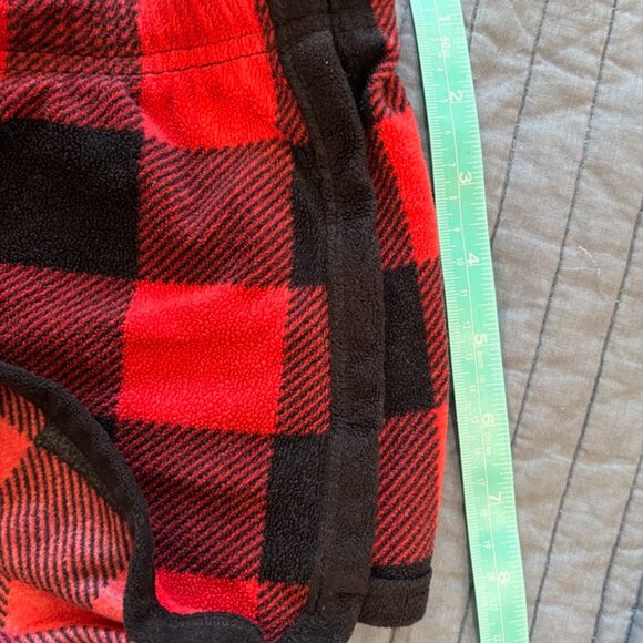 Aeropostale lumberjack red sleep soft fuzzy sleep short (women's SMALL) - Picture 5 of 6